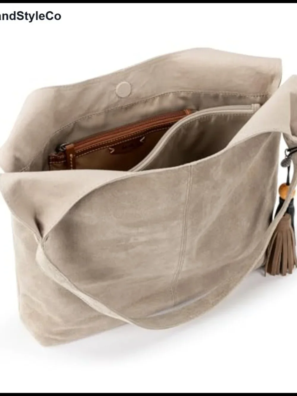 Leather Hobo Bag Double Strap Shoulder Purse Medium Everyday Travel